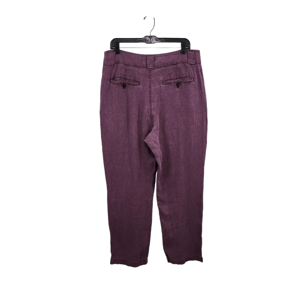 Sundance Women's Plus Size Adelaide Linen Pants - 14 - Picture 5 of 7